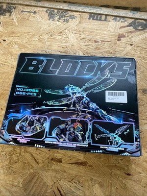 New Sealed In Box Blocks Mechanical Dragonflies No 13086 866 + Pieces