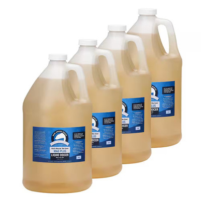 Bare Ground Liquid Anti-Snow De-Icer MAG PLUS Eco friendly 1 Gallon (Case-4)