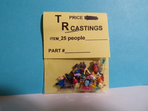 n scale mixed people (25 pcs )