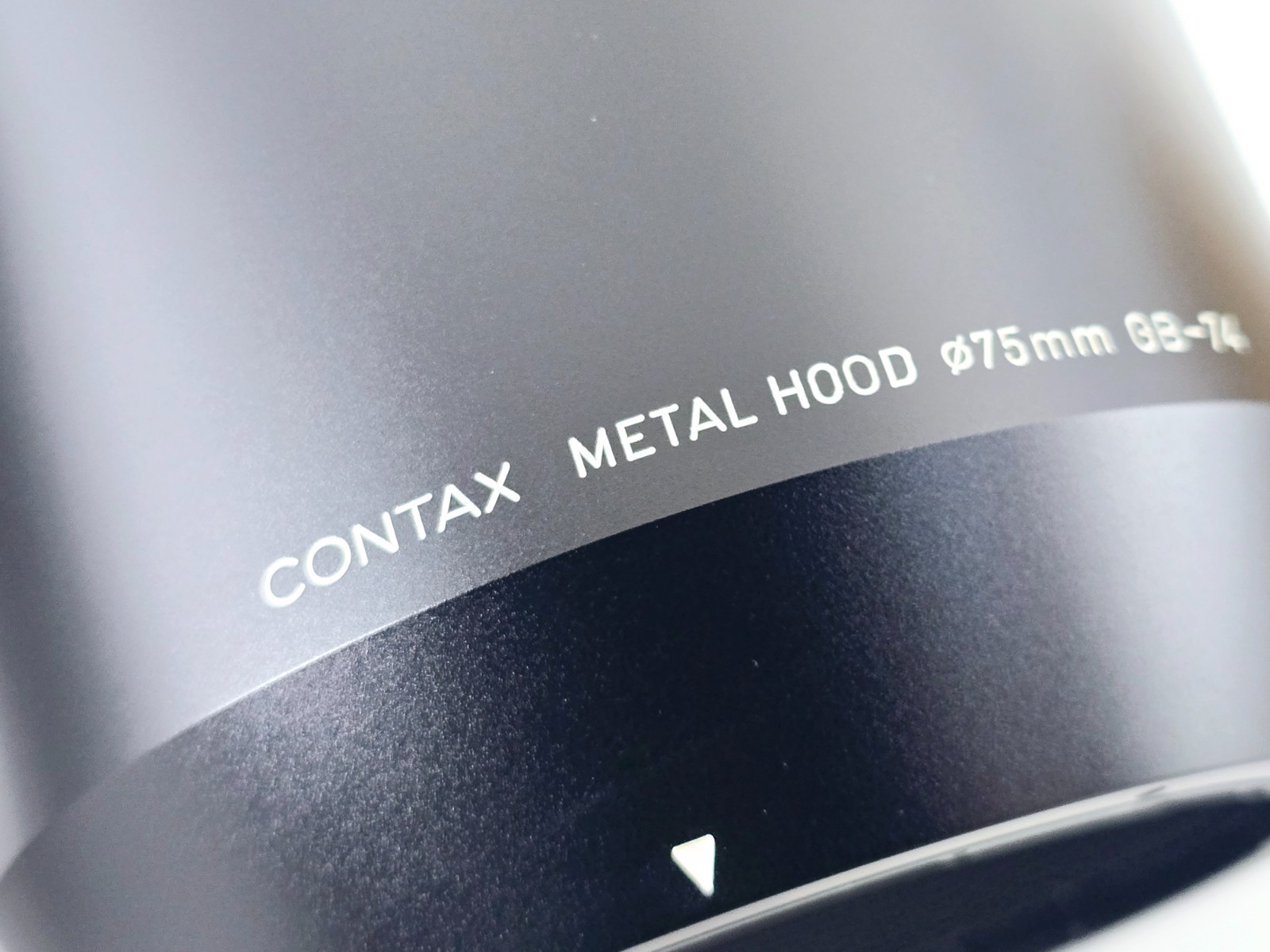 🌸[Unused] Contax GB-74 Metal Lens Hood Genuine for 645 Sonnar 210/F4 From Japan