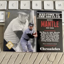2017 Panini Chronicles - Mickey Mantle #7 Gold /999