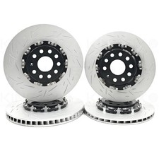 FÜR VW GOLF R MK7/7,5 VORNE HINTEN ZWEITEILIGE SCHWIMMENDE BREMSSCHEIBEN 340mm 310mm