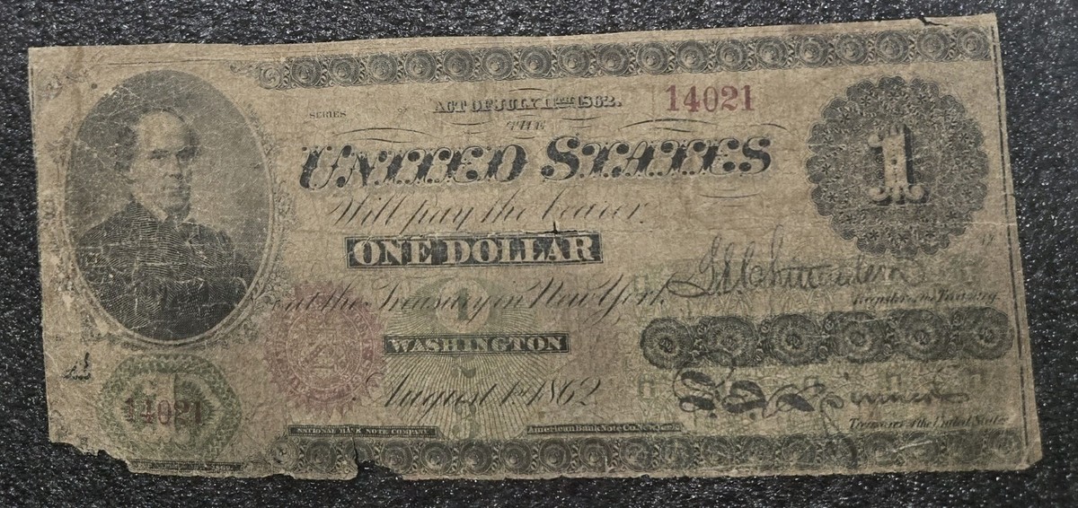 FR. 17a 1862 $1 ONE DOLLAR LEGAL TENDER UNITED STATES NOTE RARE | eBay