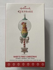 2017 Hallmark Baby's First Christmas Disney Winnie the Pooh Tree Ornament NEW