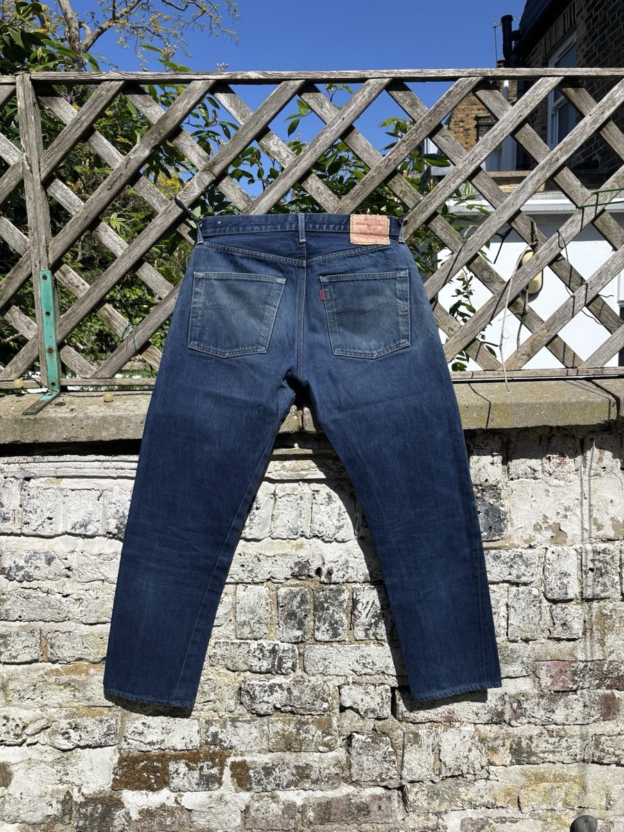 Levi's 501XX Made In USA Dark Blue Denim Jeans | eBay
