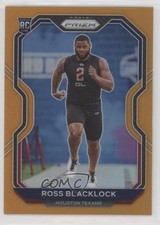 2020 Panini Prizm Rookie Orange Prizm 8/249 Ross Blacklock #394 0c6