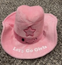 Aurora World Plush - Palm Pals - PINK COWGIRL HAT 9x11 Stuffed Animal