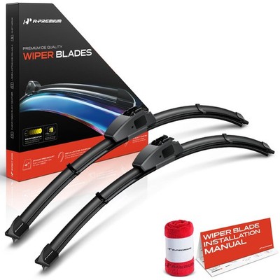 A-Premium 2x Front 22'' & 22'' Windshield Wiper Blades for Chevy C4500 Kodiak GMC