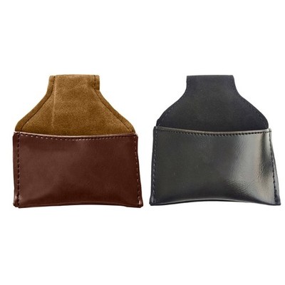Leather Snooker Cue Chalk Pouch Bag Pool Chalk Holder Pocket Snooker Chalk Bag