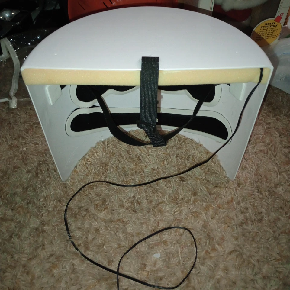 Marshmello Light-Up Face Mask - Halloween Costume Dress Up - Image 4 of 4