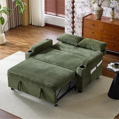 multi-functional sofa bed can be converted into a double seat and a sleeping sof