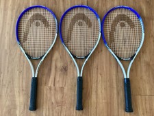 Lot of 3: Head Ti Conquest Oversize Tennis Rackets- 4 1/4, 4 3/8, 4 1/2