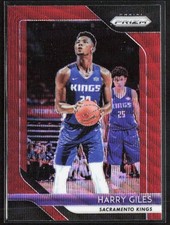 2018-19 Panini Prizm HARRY GILES Red Wave Prizm Card #201 Sacramento Kings