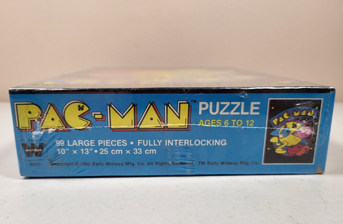 Puzzle vintage 1982 Pac Man Whitman 99 pezzi sigillato nuovo - Foto 4 di 6