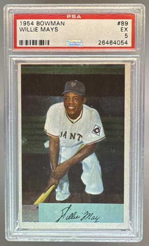 26464054 Willie Mays 1954 Bowman #89 PSA 5
