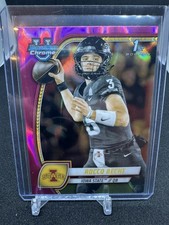 2024 Bowman University Chrome - Rocco Becht #155 Pink Lava Refractor (RC)
