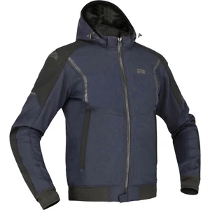 Richa Atomic 2 Waterproof Motorcycle Motorbike Textile Hoodie - Black / Navy