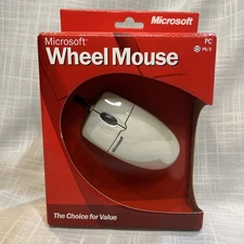 Microsoft Mouse Scrolling Wheel 1.0 PS/2 Port  Part No. X08-07239 ~ *READ DESC.*