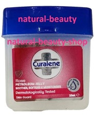 4 x Curalene Rose Vit E Petroleum Jelly 10ml, Dermatologically Tested Skin Guard