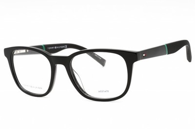 TOMMY HILFIGER TH1907-807-51 Eyeglasses Frame Size 51mm 18mm 140mm BLACK Men 716