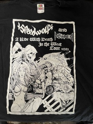 Speedwolf / Witchaven 2012 A Ride With Death In The West Tour T-Shirt XL Denver