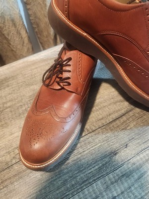 Samuel Hubbard Oxford Brogue Comfort Brown Leather Men display picture 1