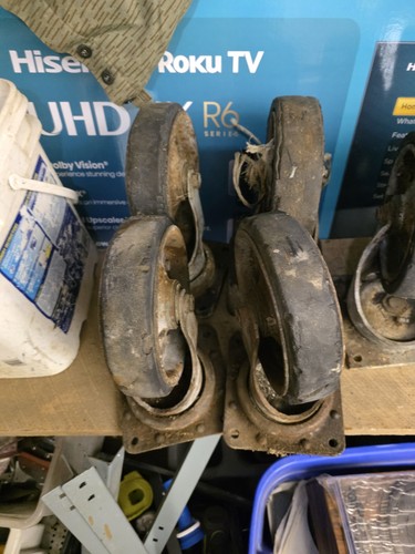 8in Industrial Plate Casters