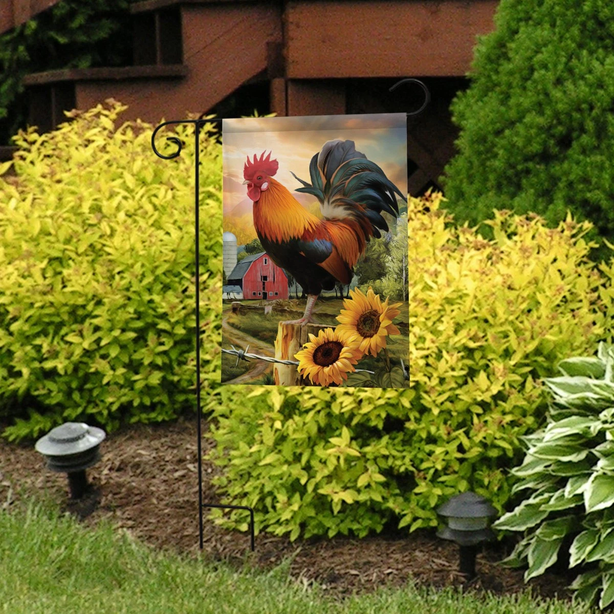 Briarwood Lane Fancy Rooster Garden Flag
