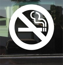 NO SMOKING SYMBOL VINYL 8 INCH DECAL/STICKER