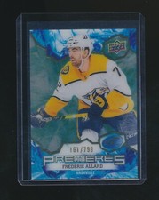 FREDERIC ALLARD 2021-22 UPPER DECK ICE PREMIERES GREEN RC PARALLEL 161/799 #175