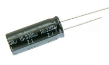 6pcs Rubycon ZL 3300uf 10v Radial Electrolytic Capacitor 105C  10mm x 25mm 