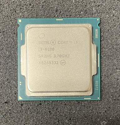 Intel Core i3-6100 3.7GHz LGA1151 Dual-Core CPU SR2HG Tested Working