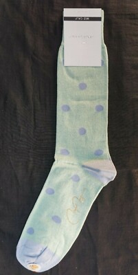 Calze Eleganti Uomo VK Nagrani Metà Polpaccio M700 - POIS Verde Oliva, Lusso E Comfort Taglia Unica