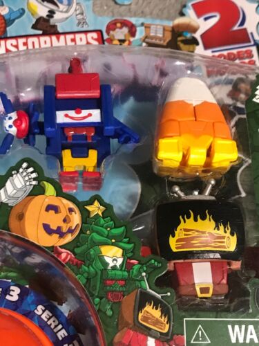 Transformers Botbots Series 3 Season Greetings Pack Of 4 And 1 Mystery Ball New - Picture 3 of 20