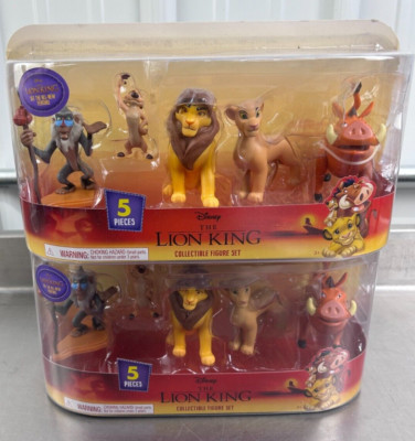 Disney Lion King Rafiki, Nala Simba Timon & Pumbaa Figure 5-Pack Lot - Just Play