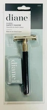 Diane D235 Mens Classic Safety Razor Includes 5 Stainless Steel Blades NEW