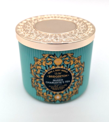 Bath & Body Works BRIDGERTON QUEEN CHARLOTTE'S TEA Regency 3-wick