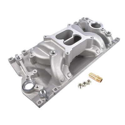 Dual Plane Vortec Air Gap Intake Manifold For Small Block Chevy SBC 350 1996-up