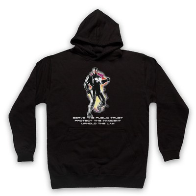 PRIM RICHTLINIEN INOFFIZIELLER ROBOCOP SERVIEREN SCHUTZ GESETZ ERWACHSENE UNISEX KAPUZENPULLOVER