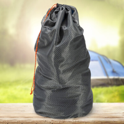 Mesh Drawstring Storage Sack Large Capacity Storage Sack Use for Camping Hiking