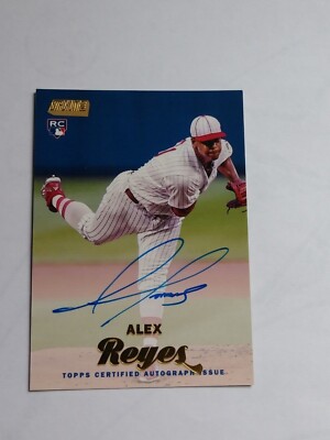 2017 Stadium Club Variations Gold Autograph Rookie #SCA-AR Alex Reyes ...