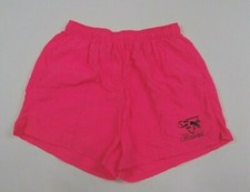 Vintage 80's/90s Hot Fluorescent Pink Polyester Shorts sz XL Made in Hawaii USA