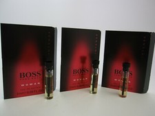 Lot of 3 VIALS HUGO BOSS WOMAN INTENSE 0.06 FL oz / 2 ML Eau De Parfum Sample