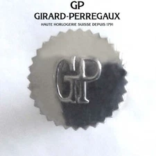 GIRARD PERREGAUX - Watch Crown Steel - N.O.S. ORIGINAL 4.10 mm Stem 0.90