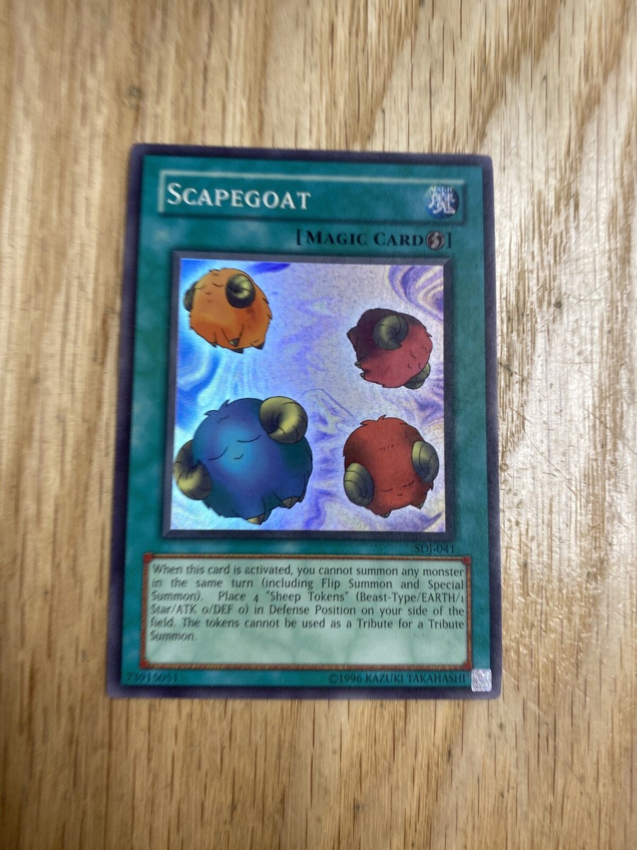 1996 Yu-Gi-Oh Scapegoat Super Rare Card | eBay 1996 Yu-Gi-Oh Scapegoat Super Rare Card | eBay