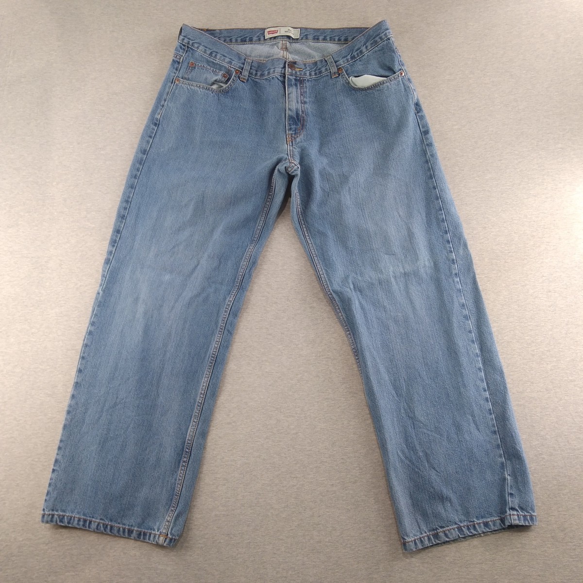 Levi's / リーバイス / 550 RELAXED FIT HUSKY Levi 550 Husky Jeans Men's Sz 18 Husky Relaxed Fit 100% Cotton Med