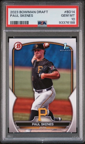 2023 Bowman Draft - #BD-14 Paul Skenes (RC) PSA 10