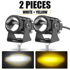Universal Motorcycle Led Headlight Spot Light Hilo Driving Fog Lamp Offroad Atv