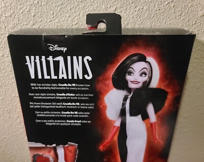 New 2022 Disney Hasbro Cruella De Vil Villains Fashion Doll | eBay