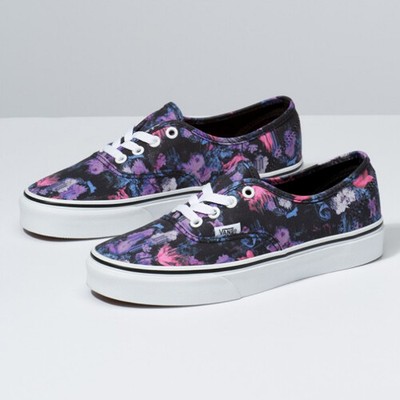purple floral vans